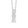 3 Stone Diamond Necklace 3/4 CTW -DIAMOND JEWELRY SHOP PD10313 4WF