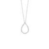 Diamond Eternity Teardrop Necklace 1/4, 1/2, Or 1 CTW 1 Diamond Eternity Teardrop Necklace 1/4, 1/2, Or 1 CTW -DIAMOND JEWELRY SHOP PD10416 4WF