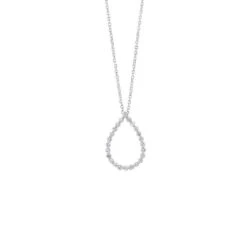 Diamond Eternity Teardrop Necklace 1/4, 1/2, Or 1 CTW