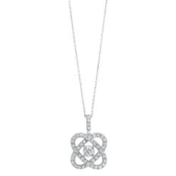 Love's Crossing Diamond Pendant (1 Ctw)