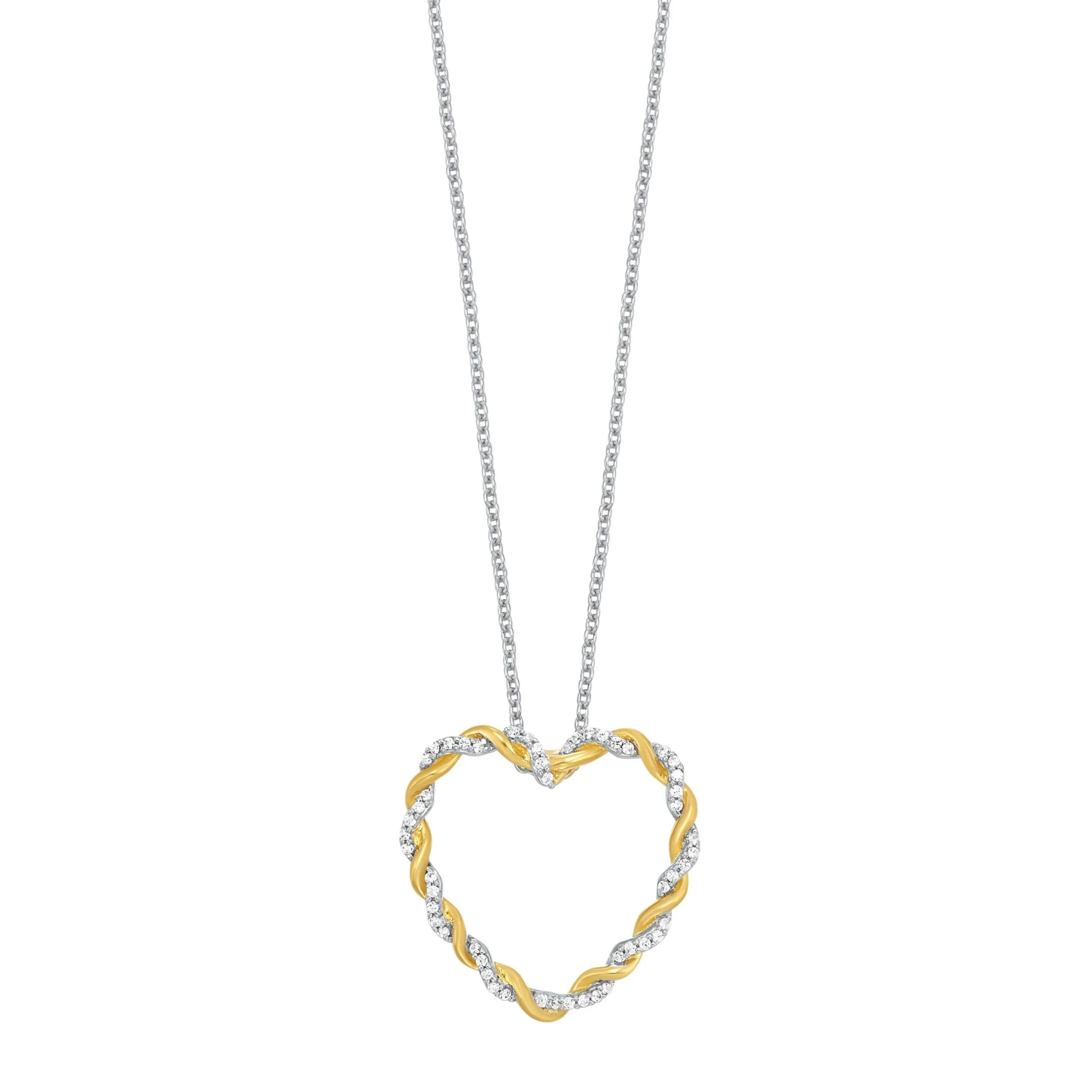 Heart Twist Pendant 3 Heart Twist Pendant