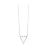 Silver Heart Diamond Pendant (0.25CTW) 2 Silver Heart Diamond Pendant (0.25CTW) -DIAMOND JEWELRY SHOP PD10677 SSSC
