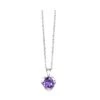 Silver Amethyst Pendant Fashion -DIAMOND JEWELRY SHOP PD10725 SSNM