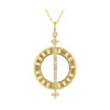 14Kt Yellow Gold Diamond 1/5Ctw Pendant -DIAMOND JEWELRY SHOP PD10832 4YC