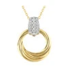 14Kt White Yellow Gold Diamond 1/5Ctw Pendant 2 14Kt White Yellow Gold Diamond 1/5Ctw Pendant -DIAMOND JEWELRY SHOP PD10940 4YWC
