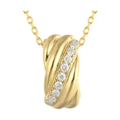 14Kt Yellow Gold Diamond 1/6Ctw Pendant