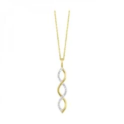 Gold Diamond Pendant