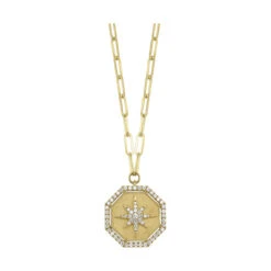 14Kt Yellow Gold Diamond 1/2Ctw Pendant