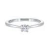 .50 CT Diamond Solitaire Ring Set In 14K White Gold -DIAMOND JEWELRY SHOP RG10791 4WD