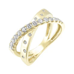 14Kt Yellow Gold Diamond 1/2Ctw Ring