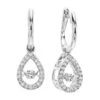 10K ROL Prong Diamond Earrings 1/5CT