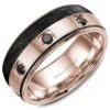 Bleu Royale Rose Gold Mens Band RYL-019RBD85 -DIAMOND JEWELRY SHOP RYL 019RBD85