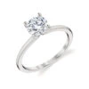 Sylvie Amelia Round Cut Solitaire Engagement Ring Setting 1 Sylvie Amelia Round Cut Solitaire Engagement Ring Setting -DIAMOND JEWELRY SHOP S1426