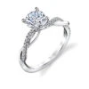 Sylvie Celeste Round Cut Classic Engagement Ring Setting -DIAMOND JEWELRY SHOP S1524