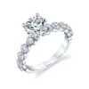 Sylvie Karol Round Single Prong Engagement Ring Setting 2 Sylvie Karol Round Single Prong Engagement Ring Setting -DIAMOND JEWELRY SHOP S1P10 090