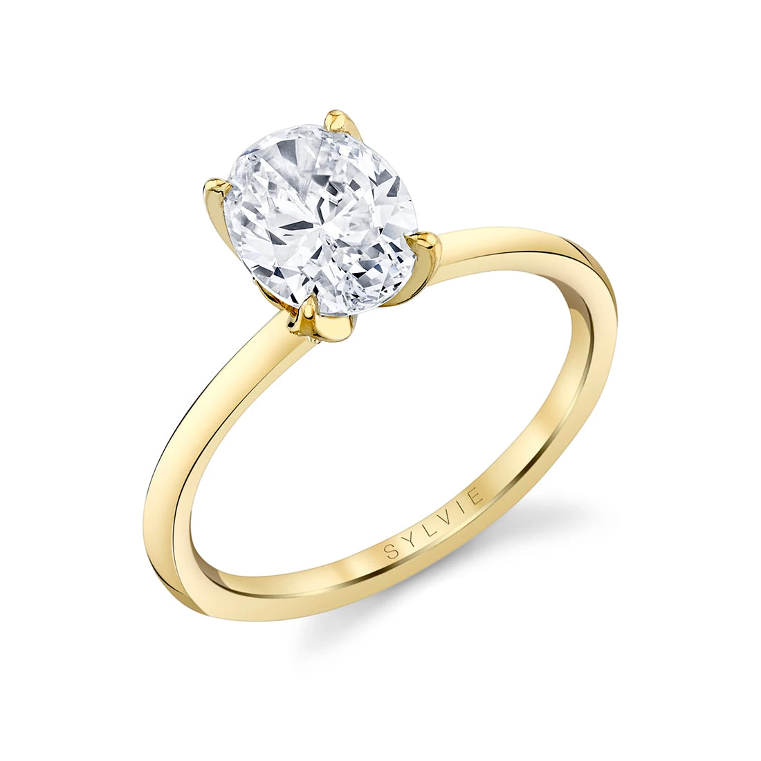 Sylvie Solitaire Engagement Ring Setting 4 Sylvie Solitaire Engagement Ring Setting - Image 2