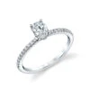 Sylvie Oval Classic Engagement Ring Setting -DIAMOND JEWELRY SHOP S2293
