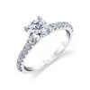 Sylvie Jordane Round Classic Engagement Ring Setting -DIAMOND JEWELRY SHOP S2560