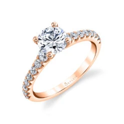 Sylvie Jordane Round Classic Engagement Ring Setting 7 Sylvie Jordane Round Classic Engagement Ring Setting -DIAMOND JEWELRY SHOP S2560 RG