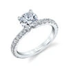 Sylvie Vanessa Round Classic ½ Way Engagement Ring Setting -DIAMOND JEWELRY SHOP S2593 36f43c26 f8de 4217 8958 01f177ce4ecb