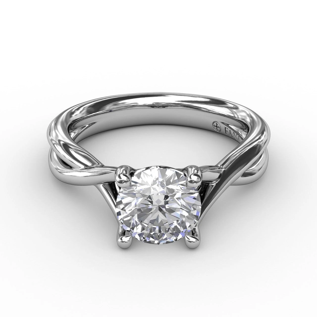 FANA Infinity Solitaire Engagement Ring Setting 5 FANA Infinity Solitaire Engagement Ring Setting - Image 3