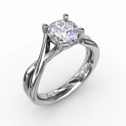 FANA Infinity Solitaire Engagement Ring Setting