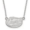 14k White Gold LogoArt University Of Florida Gator Small Pendant 18 Inch Necklace 2 14k White Gold LogoArt University Of Florida Gator Small Pendant 18 Inch Necklace -DIAMOND JEWELRY SHOP SS015UFL 18 0555118c 35c2 4be5 bc93 e1ae4136e4ab