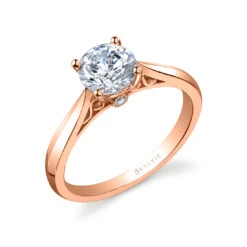 Sylvie Carina Solitaire Engagement Ring Sylvie 7 Sylvie Carina Solitaire Engagement Ring Sylvie -DIAMOND JEWELRY SHOP SY904 RG