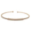 Gabriel & Co. 14K Rose Gold Pave Diamond Bracelet