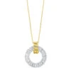 14K Diamond Pendant .75 Ctw