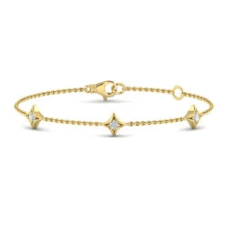 Vlora Estrella 14K Diamond Multi Vlora Star Bracelet (0.18CTW) -DIAMOND JEWELRY SHOP VB60236YG