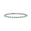 Vlora Adella 14K Diamond And Emerald Hinged Bangle (Diamond 1.5CTW/ Emerald 0.47CTW) 2 Vlora Adella 14K Diamond And Emerald Hinged Bangle (Diamond 1.5CTW/ Emerald 0.47CTW) -DIAMOND JEWELRY SHOP VBB60108EWG A