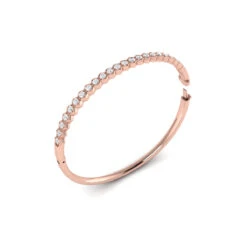 Vlora Serafina 14K Diamond Honeycomb Hinged Bangle (Diamond 1.38CTW) 15 Vlora Serafina 14K Diamond Honeycomb Hinged Bangle (Diamond 1.38CTW) -DIAMOND JEWELRY SHOP VBB60310RG B