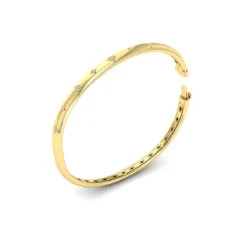 Vlora Estrella 14K Diamond Vlora Star Hinged Bangle (Diamond 0.13CTW) -DIAMOND JEWELRY SHOP VBB60354YG B