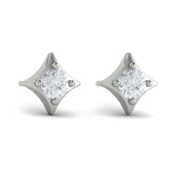 Vlora Estrella 14K Diamond Star Stud Earrings (Diamond 0.44CTW) -DIAMOND JEWELRY SHOP VER60247WG