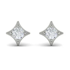 Vlora Estrella 14K Diamond Star Stud Earrings (Diamond 0.44CTW) -DIAMOND JEWELRY SHOP VER60247WG A