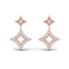 Vlora Estrella 14K Diamond Double Vlora Star Open Motif Drop Stud Earrings (0.26CTW) 1 Vlora Estrella 14K Diamond Double Vlora Star Open Motif Drop Stud Earrings (0.26CTW) -DIAMOND JEWELRY SHOP VER60351RG A