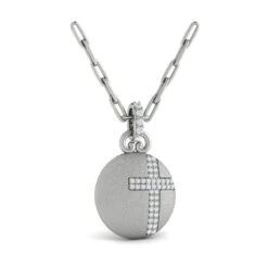 Vlora Amuleta 14K Diamond Cross Pendant (0.22CTW) 19 Vlora Amuleta 14K Diamond Cross Pendant (0.22CTW) -DIAMOND JEWELRY SHOP VP60449WG