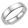 CrownRing Comfort Fit Wedding Band WB-012R5W -DIAMOND JEWELRY SHOP WB 012R5W