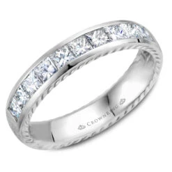 CrownRing Comfort Fit Diamond Wedding Band (1.00 CTW)