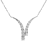 The Zeghani Minimalist Pendant -DIAMOND JEWELRY SHOP ZP1000 WHITE 14K X