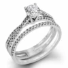 Zeghani Engagement Ring And Wedding Band Set ZR1106 -DIAMOND JEWELRY SHOP ZR1106 WHITE 14K SET e530ad65 8b87 43ad 95f5 660360215e6d