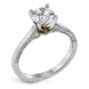 Zeghani Solitaire Engagement Ring Setting