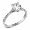 Zeghani Straight Engagement Ring Setting ZR23SPER-0.25 -DIAMOND JEWELRY SHOP ZR23SPER 0.25 WHITE 14K SEMI bfceb06a 6982 4141 8900 ddb0cea5bbef