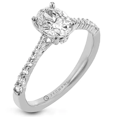 Zeghani Engagement Ring Setting ZR31PRER 4 Zeghani Engagement Ring Setting ZR31PRER - Image 2