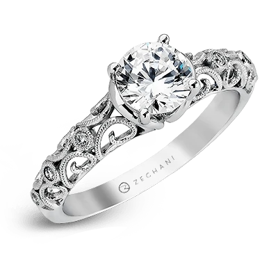 Zeghani Nature Lover Engagement Ring Setting 3 Zeghani Nature Lover Engagement Ring Setting