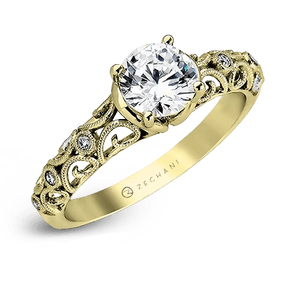 Zeghani Nature Lover Engagement Ring Setting 6 Zeghani Nature Lover Engagement Ring Setting - Image 4