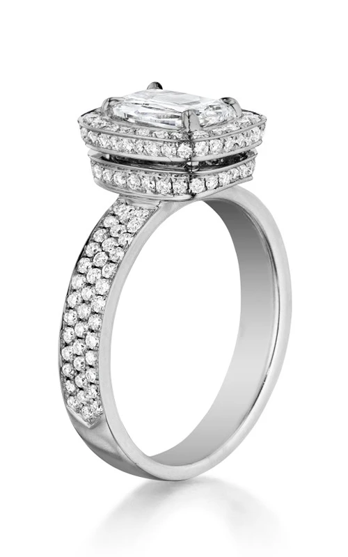 Henri Daussi Cushion Collection Diamond Ring Setting (0.75 CTW) 4 Henri Daussi Cushion Collection Diamond Ring Setting (0.75 CTW) - Image 2