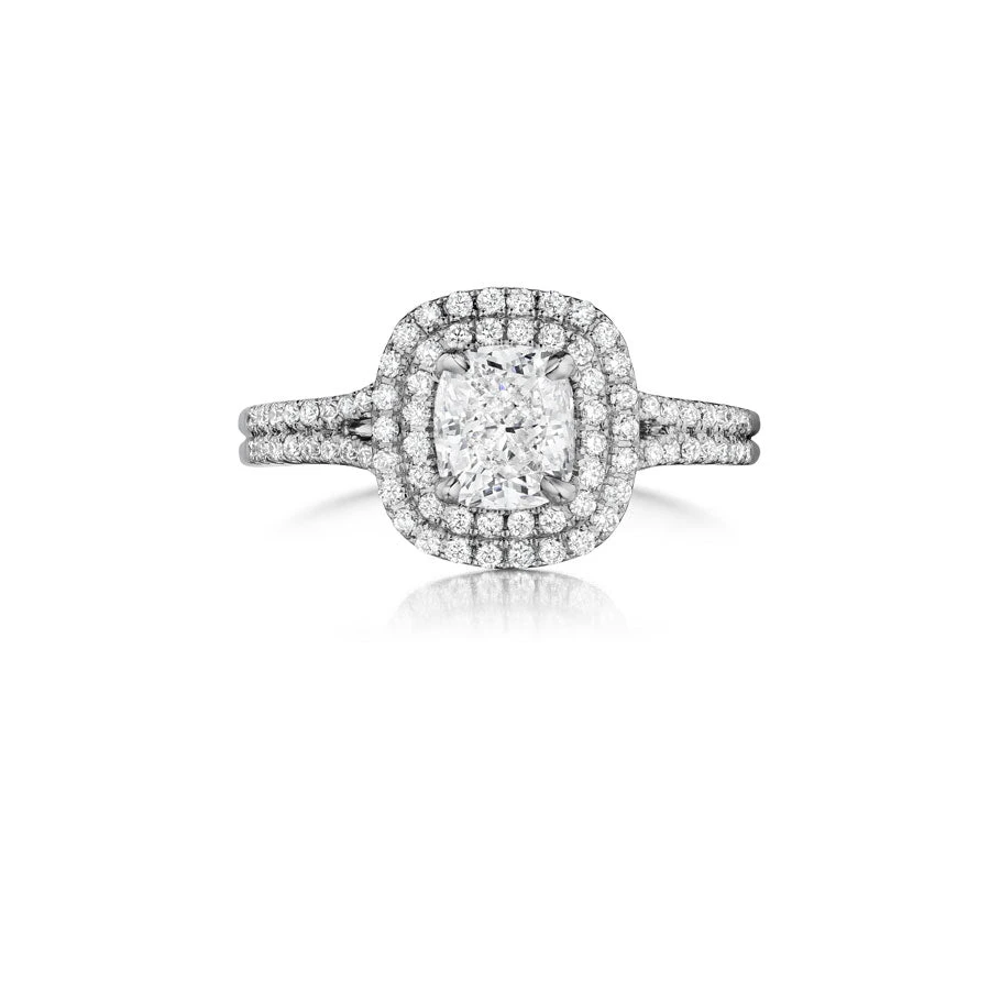 Henri Daussi Cushion Collection Diamond Ring Setting (0.40 CTW) 3 Henri Daussi Cushion Collection Diamond Ring Setting (0.40 CTW)