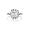 Henri Daussi Cushion Collection Diamond Ring Setting (1.00 CTW) -DIAMOND JEWELRY SHOP adu12